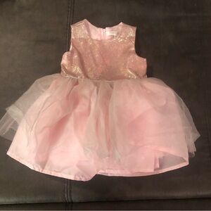 Sleeveless Pink Dress Size 6-12 Months